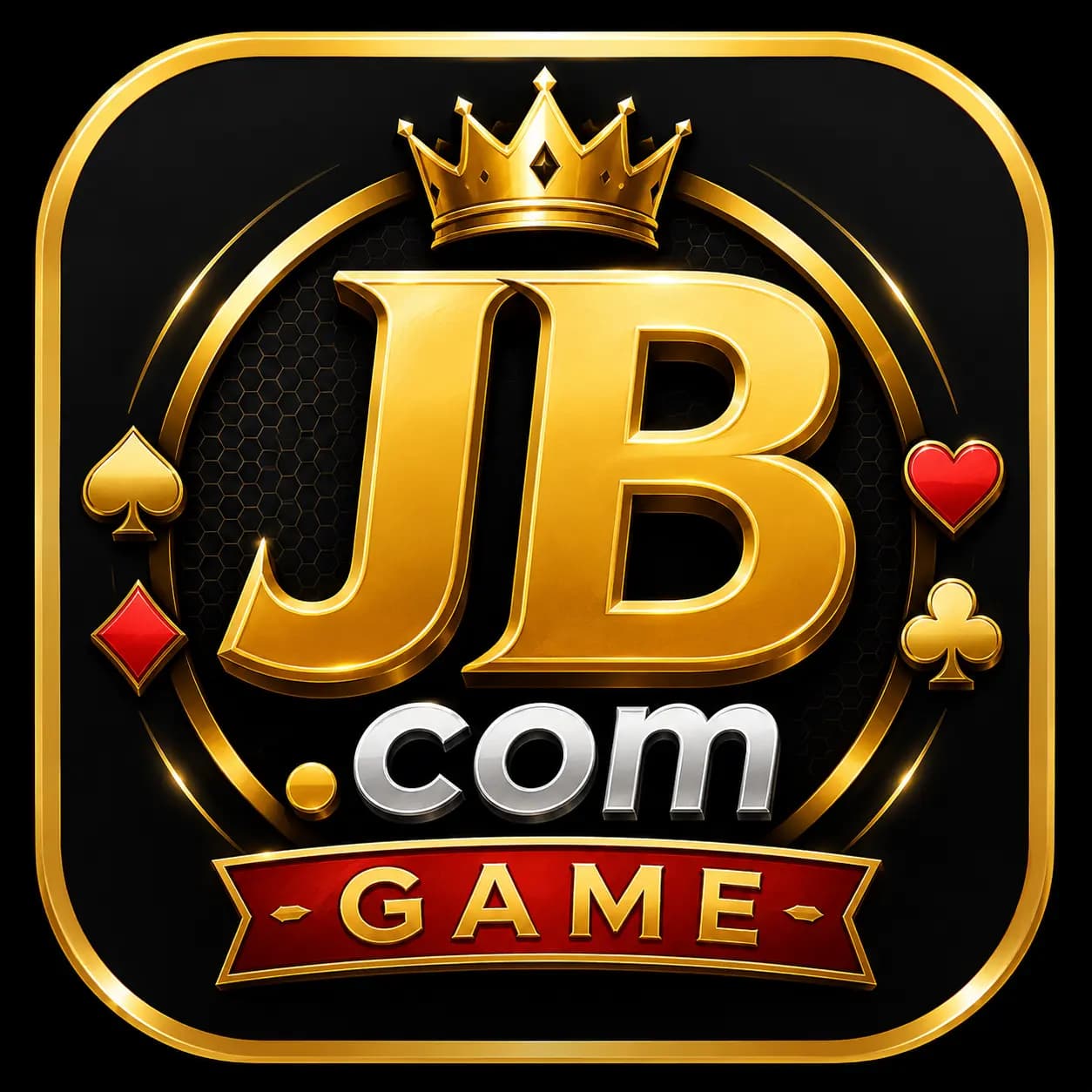JB Game black and gold Android platform logo